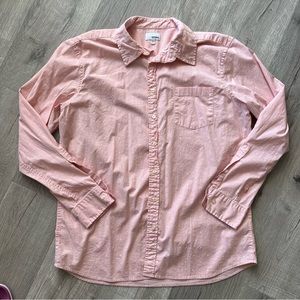 Sonoma Button Down Long Sleeve Shirt - Mens - orange - peach